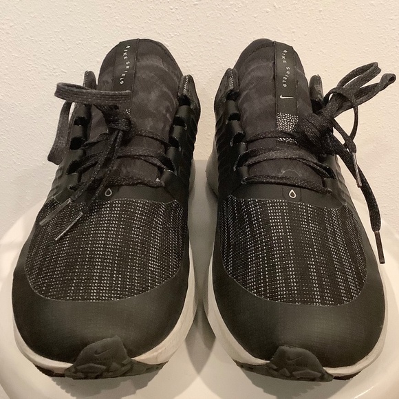 Mens Sz 12 - Nike Air Zoom Pegasus 38 Shield Black Shoes DC4073-001 *SEPARATION* - Picture 3 of 13